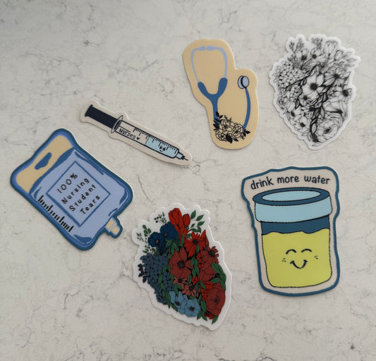 Nursing Sticker Pack