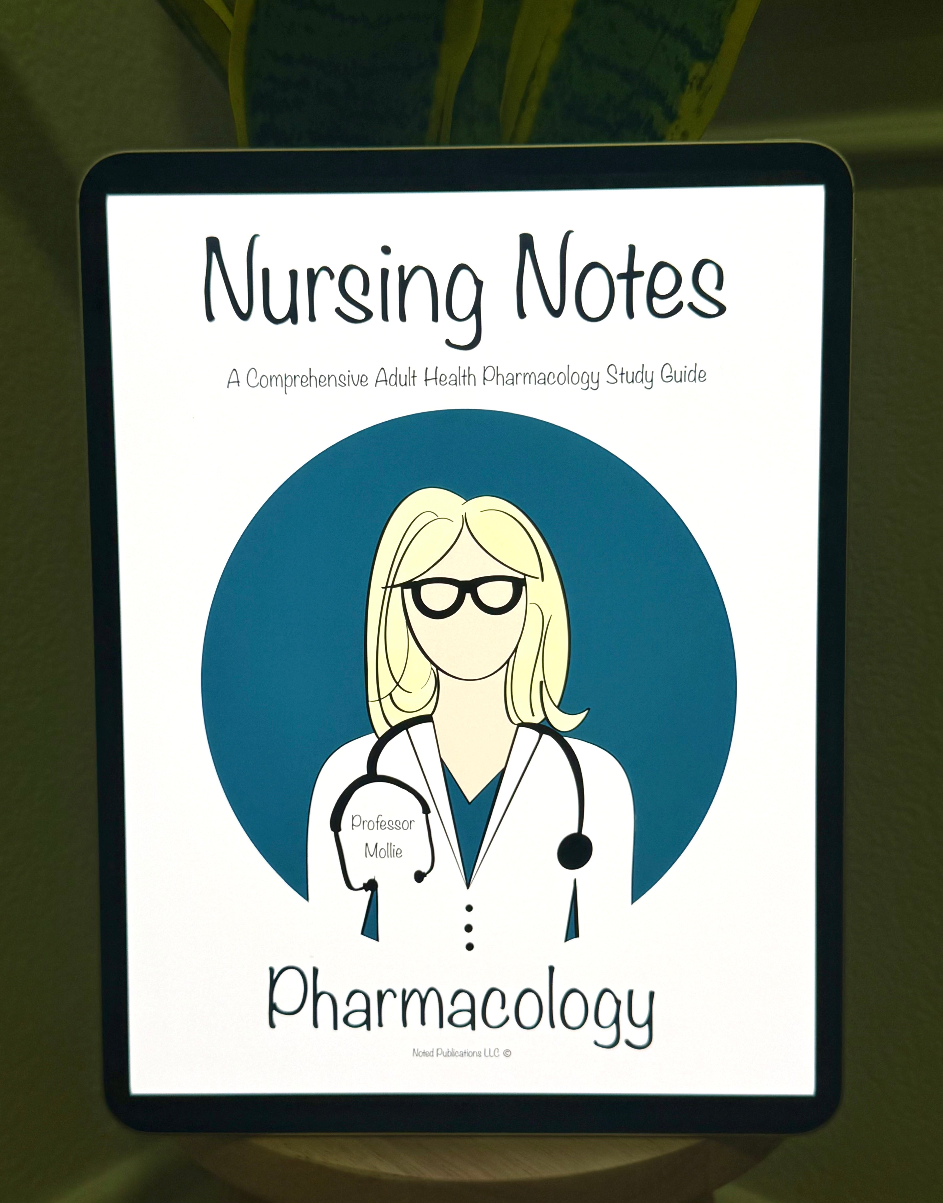 Digital E-BOOK: A Comprehensive Adult Health Pharmacology Study Guide (PDF)