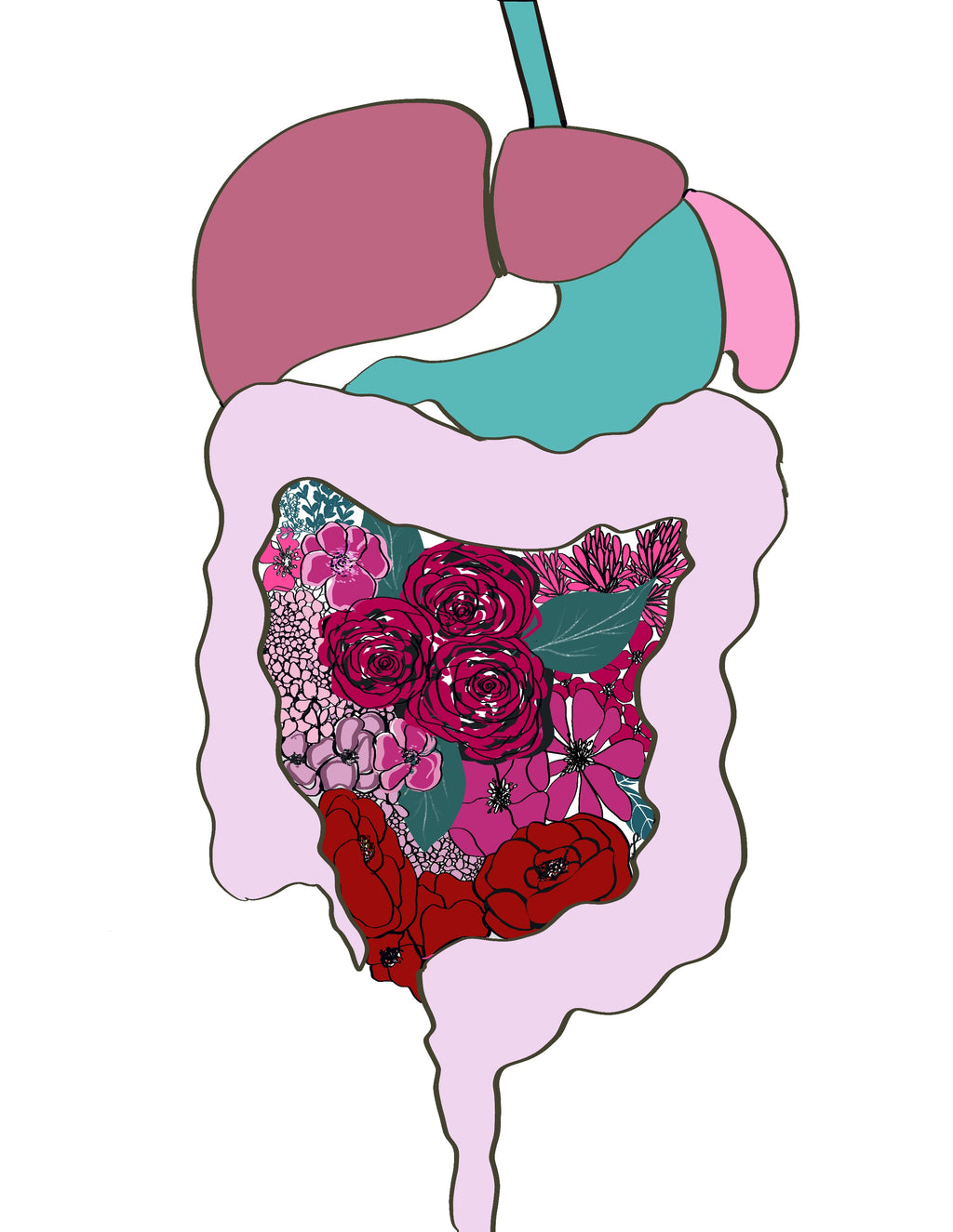 Anatomy Art Sticker Set