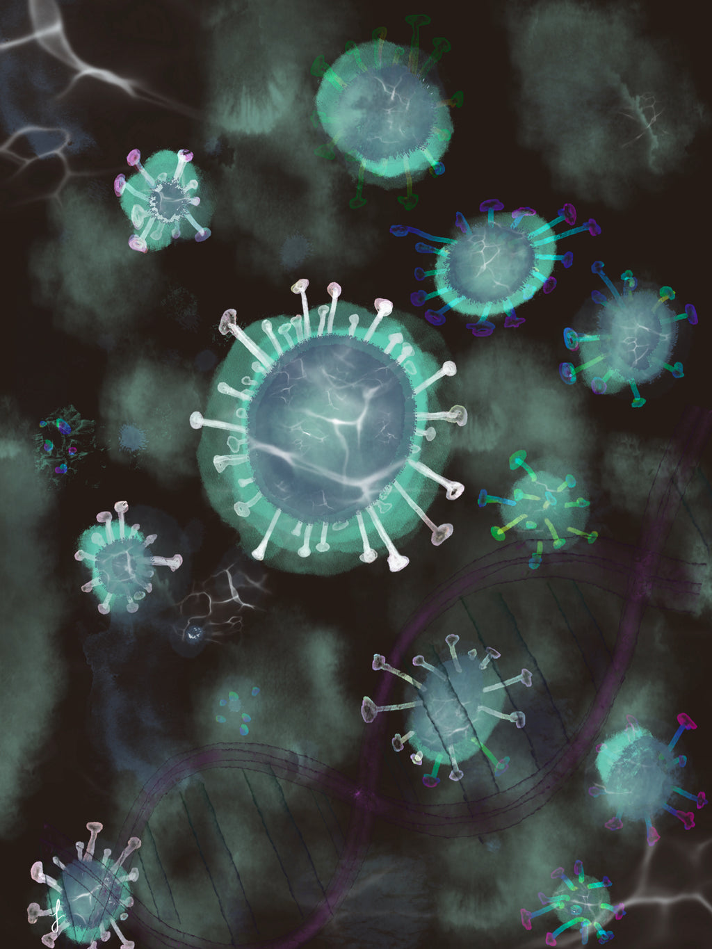 Anatomy Art Sticker Set