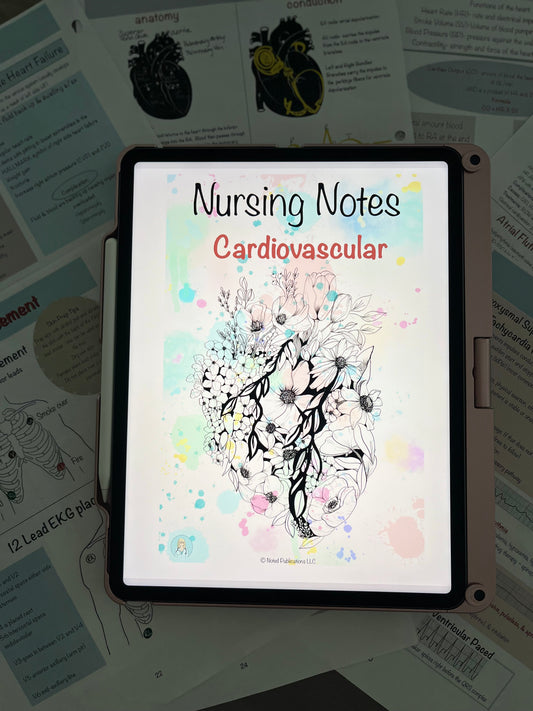 Nursing Notes Cardiovascular Bundle