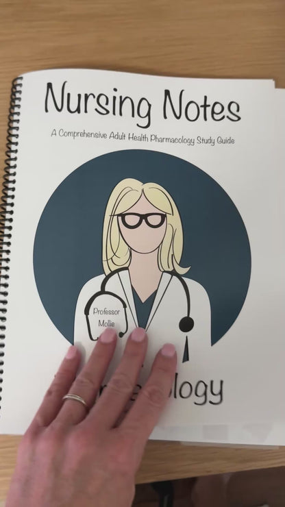 NEW Product: A Comprehensive Adult Health Pharmacology Study Guide
