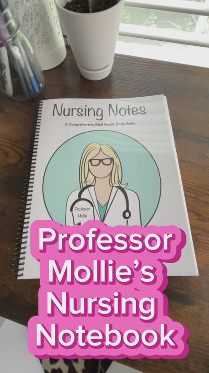 Nursing Notes & Study Guide (spiral-bound)